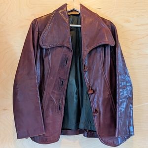 ❄️ PRE-WINTER CLEARANCE ❄️ VINTAGE Walter dyer leather jacket dagger collar